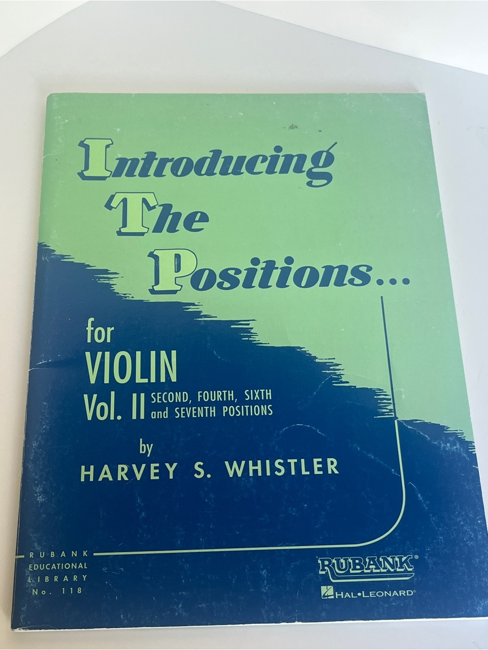 Introducing the Positions Violin Vol 2 Whistler Rubank Sheet Music Book 118